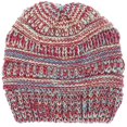 thumbnail image 1 of Tuque Queue de Cheval d'Hiver pour Femmes, Bonnet Extensible Tricoté, Casquette, 1 of 1
