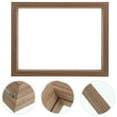 thumbnail image 2 of KAKOWELY flower display frame Glass Display Frame with Frame Specimen Frame Double Glass Frame Picture Frame (Rectangle, 8 inches)8.31"X6.57"X1.57", 2 of 4