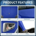 thumbnail image 3 of Tela de tapiz de techo Unique Bargains 80" L x 57" W para coche, camión, RV, SUV, barco, reparación de techo de bricolaje, respaldo de espuma, tela de ante azul, 3 of 7