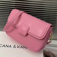 thumbnail image 4 of LinYooLi Sacs à Bandoulière Roses pour Femmes Sac en Cuir Souple Sac à Main Tendance Simple Sac Messager Classique pour Dames, 4 of 6