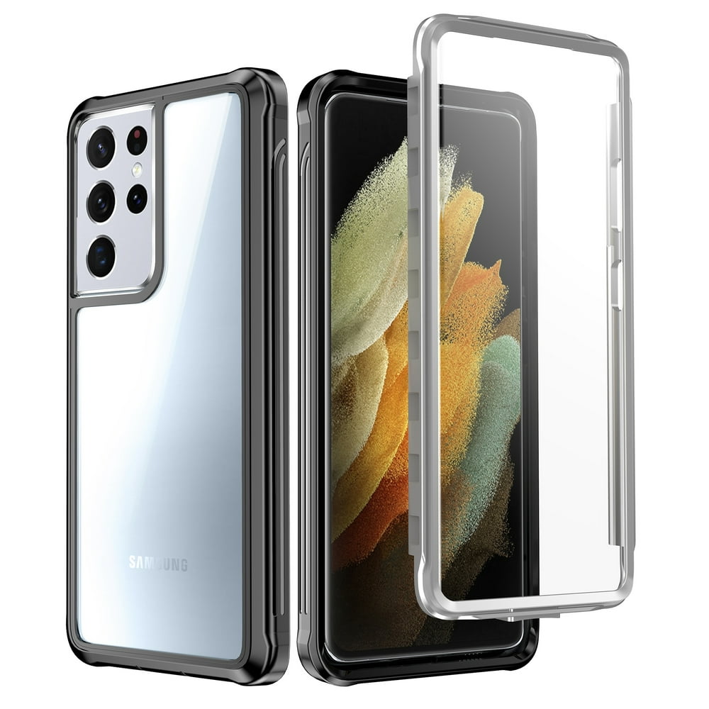 Dteck Case for Samsung Galaxy S21 ultra with Builtin Screen Protector