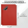 thumbnail image 2 of Tableau Effaçable à Sec, A4 2 Pack Tableau de Calendrier pour Réfrigérateur Aimants Tableau Blanc, Rouge, 2 of 6