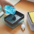 thumbnail image 7 of Mouliraty Kitchen Soap Dispenser Dishwashing Brush Automatic Liquid Dispenser-in-1 Soap Dispenser Kitchen Sponge Rack 350ml Sink Soap Dispenser Cleaning Concentrate Box, 7 of 7