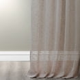 thumbnail image 4 of Open Weave Cinder Grey Linen Sheer (1 Panel), Open Weave Cinder Grey, 50W X 96L, 4 of 6