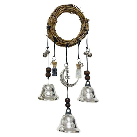 Witch Bells Wind Chime Wall Hanging Wind Bells Relaxation 23cm Height Pendant with crystal