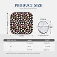 thumbnail image 2 of Kdxio Rainbow Flowers Print 2-Piece Sun Shade Front Windshield - Foldable Car Front Window Sunshades for Most Sedans SUV Truck, 2 of 6