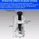 thumbnail image 4 of Extractor Rotula Kit Herramienta Suspension Reparacion Auto ESTUCHE ROJO HERRAMIENTAS PLATA, 4 of 5