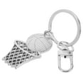 thumbnail image 2 of Basketball Keychain for Fans with Zinc Alloy Design Multicolor Team Spirit Souvenir 3.5 inch, 2 of 8