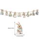 thumbnail image 3 of CaiYueKe Easter Party Decorations Hanging Paper Banners, Spring Holiday Celebration Garland, Festive Themed Flower Arrangement Props for Home Decor, Wall Decoration, Birthday Wedding Party Supplies, 3 of 7