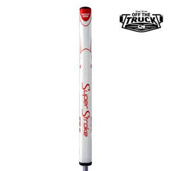 SuperStroke Zenergy Tour 3.0 17" Off The Truck Putter Grip (White/Red, 1.23", 93g) Golf NEW