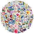 thumbnail image 2 of 200 pegatinas de vinilo con forma de mariposa para botellas de agua, vasos, maletas, patinetas, parachoques, álbumes de recortes, tazas, pegatinas de regalo para niños, adolescentes y adultos, 2 of 5