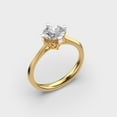 thumbnail image 2 of IGI Certified 5 Carat Shiny Lab Grown Diamond Anniversary Ring for Wife Solid 14K Yellow Gold | Solitaire Diamond Ring for her | Size 11 by Diamond-Capitals, 2 of 8