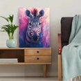 thumbnail image 5 of Qisvanset Framed Canvas Wall Art 12x16 Inch Watercolor Zebra Animal Modern Home Wall Art, 5 of 5