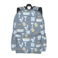 thumbnail image 2 of Disketp Blue Bathroom Mochila Escolar de Gran Capacidad y Peso Ligero, Mochila de Viaje Ideal para Escuela, Trabajo y Uso Diario, Cómoda y con Estilo, 2 of 8