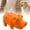 A_C, variant on Pig Dog Toy, Squeaky Dog Toys, Dot Pig Dogs Chew Toys with a Sound Squeaker, Durable Self Play Dogs Squeeze Toy for Dental Biting Chasing to Kill Boring Time, Orange