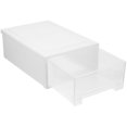 thumbnail image 4 of 1 Pc Plastic Storage Box Underwear Container Drawer Style Storage Case (White), 4 of 4