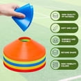 thumbnail image 4 of Conos de disco Conos de entrenamiento para fútbol, ​​equipos de práctica, conos deportivos resistentes con bolsa de almacenamiento para el baloncesto, 4 of 8