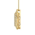 thumbnail image 2 of 1/2 Carat Diamond Tear Drop Pendant Necklace in 10K Yellow Gold (Included Silver Chain), 2 of 3
