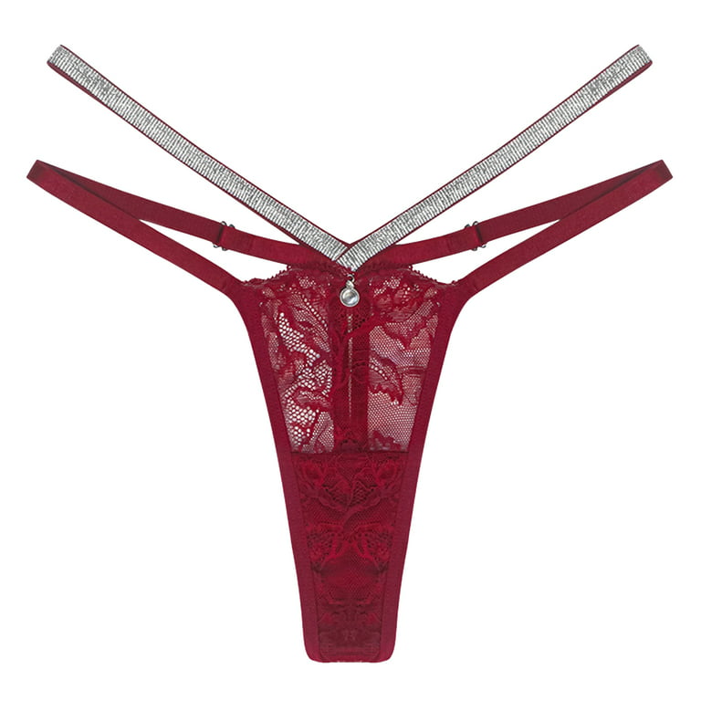 Brief Underwear For Women Custom Letter Logo Low Waist Striped