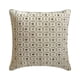 thumbnail image 1 of Fundas de almohada decorativas grises de 35 x 35 cm (14 x 14 pulgadas), cojines de terciopelo con cuentas para sofá, diseño geométrico moderno - Ladrillo, 1 of 5