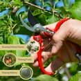 thumbnail image 3 of Kings County Tools 6” Heavy Duty Small Bypass Pruning Shears for Gardening, 3 of 6