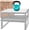 White 2 Pack New Version, variant on Locker Organizer Shelf， Adjustable Width and Height, Stackable, Ideal Locker Shelf for School, Office, Gym Lockers, or Even Kitchen Cabinets & Under Sink Organization (Black)