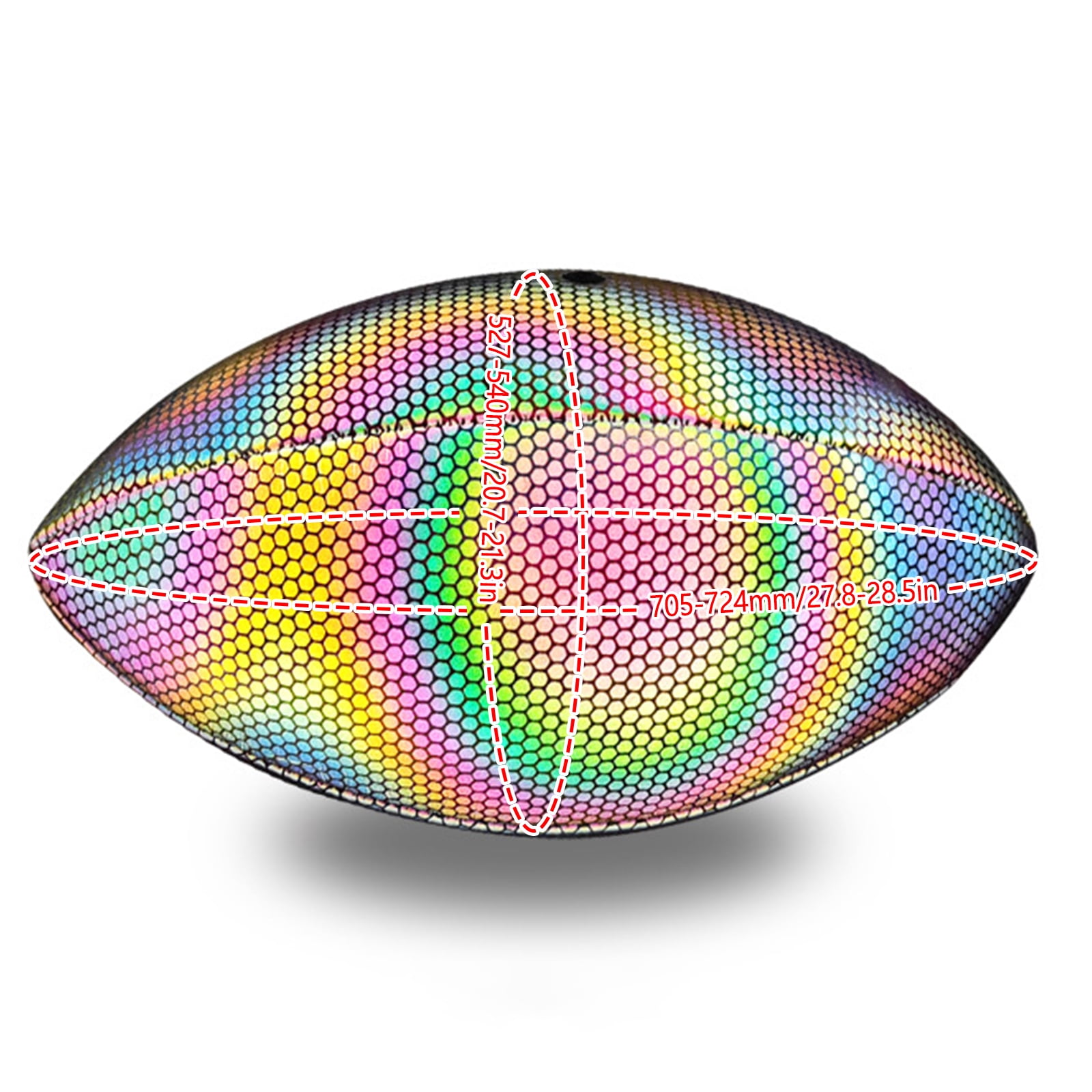 lanema Light Up Football Glowing in The Dark Great Football Toy Gifts for Boys Kids Men