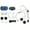 Blue, variant on Riousery Motorcycle Helmet Bluetooth 5.0 Headset Noise Reduction Waterproof Comm System, Red