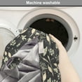 thumbnail image 2 of Floral Dog Crate Cover, Victorian Flowers Butterflies and Leaves Spring Freshness, Easy to Use Pet Kennel Cover Small Dogs Puppies Kittens, 7 Sizes, Dark Grey Champagne, by Ambesonne, 2 of 6