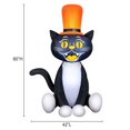 thumbnail image 4 of Occasions Airflowz 5ft Inflatable Black Cat, 4 of 9