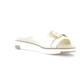 thumbnail image 6 of Sam Edelman Amelia Women's Sandals & Flip Flops Ivory Leather Size 8 M, 6 of 8