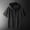 Black, variant on Aobny Solid Tees Pocket Oversized Mens T-Shirt Short Sleeve Big & Tall Hooded Mens Work Shirts,Black,L