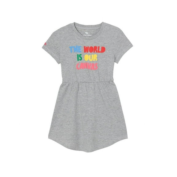 Cherubino girls  Dress, 4, Grey