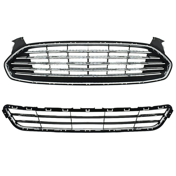 ALL-CARB Automotive Front Bumper Grille Replacement for 2013 2014 2015 2016 Fusion