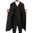 thumbnail image 5 of Dolce & Gabbana Bordeaux Wool Stretch Long 3 Piece Suit, 5 of 10