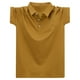 thumbnail image 4 of pstuiky camisetas para hombre, Camisa de manga corta de verano para hombre, informal, de cuello redondo, de color liso, estilo fino, de manga corta y cuello redondo. camisas casuales para hombre l, 4 of 9