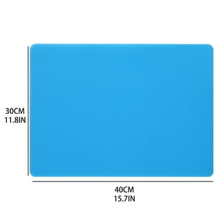 2 Pack A3 Large Silicone Sheet for Crafts Jewelry Casting Mat Pad,  Reusable, Waterproof, Heat Resistant, Premium Silicone Place Mat, Blue,  Green(15.7