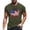 Army Green, variant on Holiday Shirt for Men Independence Day Letter Print Plus Size Mens Clothing,Army Green,L