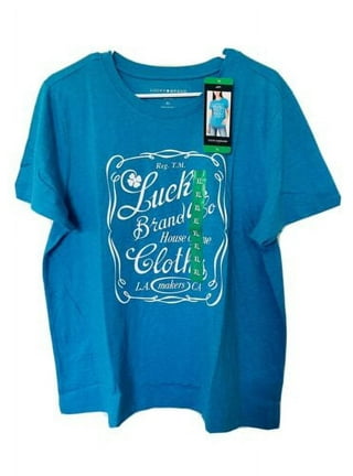 Lucky Brand House of Fine Clothes Blue Bird Women's T Shirt - Small
