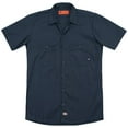 thumbnail image 2 of Garfield Heads Or Tails (Back Print) Adult Work Shirt Navy, 2 of 3