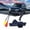 60#Black, variant on Mitsubishi Pajero Backup Camera HD 640x480 CMOS 170 Degree Wide Angle IP68 Waterproof Night Vision Parking Assist Lines License Light Cover Replacement Truck Handle Mount 12V Reverse Camera