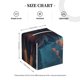 thumbnail image 4 of Balery Starry Sky Moon Wolf Leader Porta Pañuelos de Cuero con Estampado – Funda Moderna Cuadrada para Caja de Pañuelos, Dispensador 5x5x5'', 4 of 7