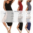 thumbnail image 4 of Taqqpue Plus Size Cotton Nightgowns for Women Long Sleep Dress Soft Sleepwear Tank Dress Women Spaghetti Strap Night Gowns Sleeveless Sleep Shirts, 4 of 8