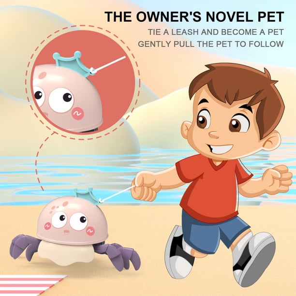 Fiudx juguetes Animales marinos que se arrastran inercialmente, niños jugando en el agua y juguetes de baño con mecanismo de relojería