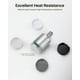 thumbnail image 3 of Filamento PC ELEGOO de 1,75 mm, color negro, 1 kg, resistente y duradero, para impresora 3D profesional, precisión dimensional de 0,05 mm, bobina de 1 kg, resistente al calor, material de policarbonat, 3 of 7