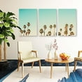thumbnail image 4 of Idea4wall 3 Piece Tropical Canvas Wall Art Palm Tree Canvas Prints Modern Home Wall Decor, 24"x36", 4 of 5