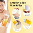 thumbnail image 2 of Waxfans Roll on Wax ,Honey Wax Roller for Hair Removal, at Home Waxing Kit for Women,Wax Strips,Soft Wax, Not included :roll on wax warmer, 2 of 7