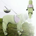 thumbnail image 1 of Raincoat With Transparent Cap And Belt Holes Covering All Legs Dry Lightweight And Breathable Suitable For Small/medium Sized Pet Clothes Hangers for Closet Pet Clothes Rack Hanger Pet Clothes for, 1 of 9