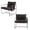 Dark Gray, variant on EBQOSK Upholstered Hanging Armchair with Arm Pocket Metal Frame, Crushed Foam Cushions and Skin-Friendly Braid for Living Room and Bedroom Dark Gray