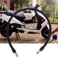 thumbnail image 2 of 73 Grey Manguera de goma resistente a la presión para conector de compresor de inflador de aire de neumáticos de coche, 2 of 5